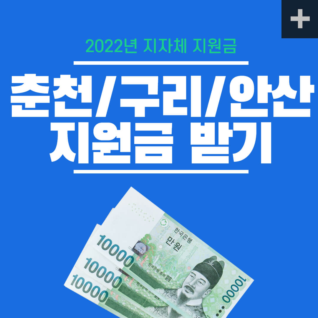 춘천시 남구청 옥천군 구리시 안산시 재난지원금