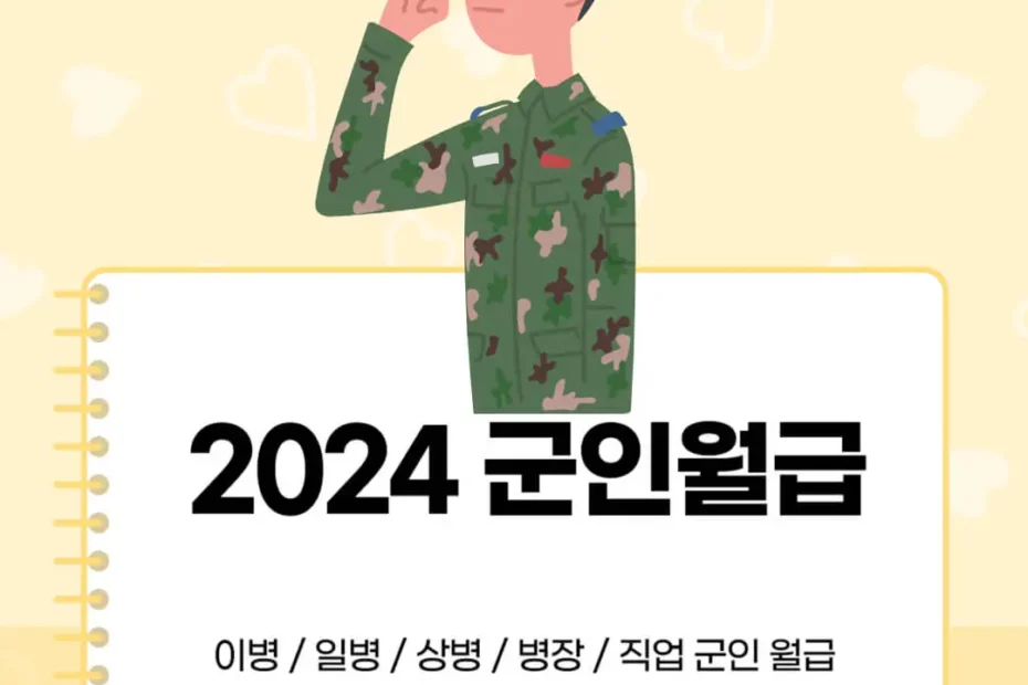 2024 군인월급