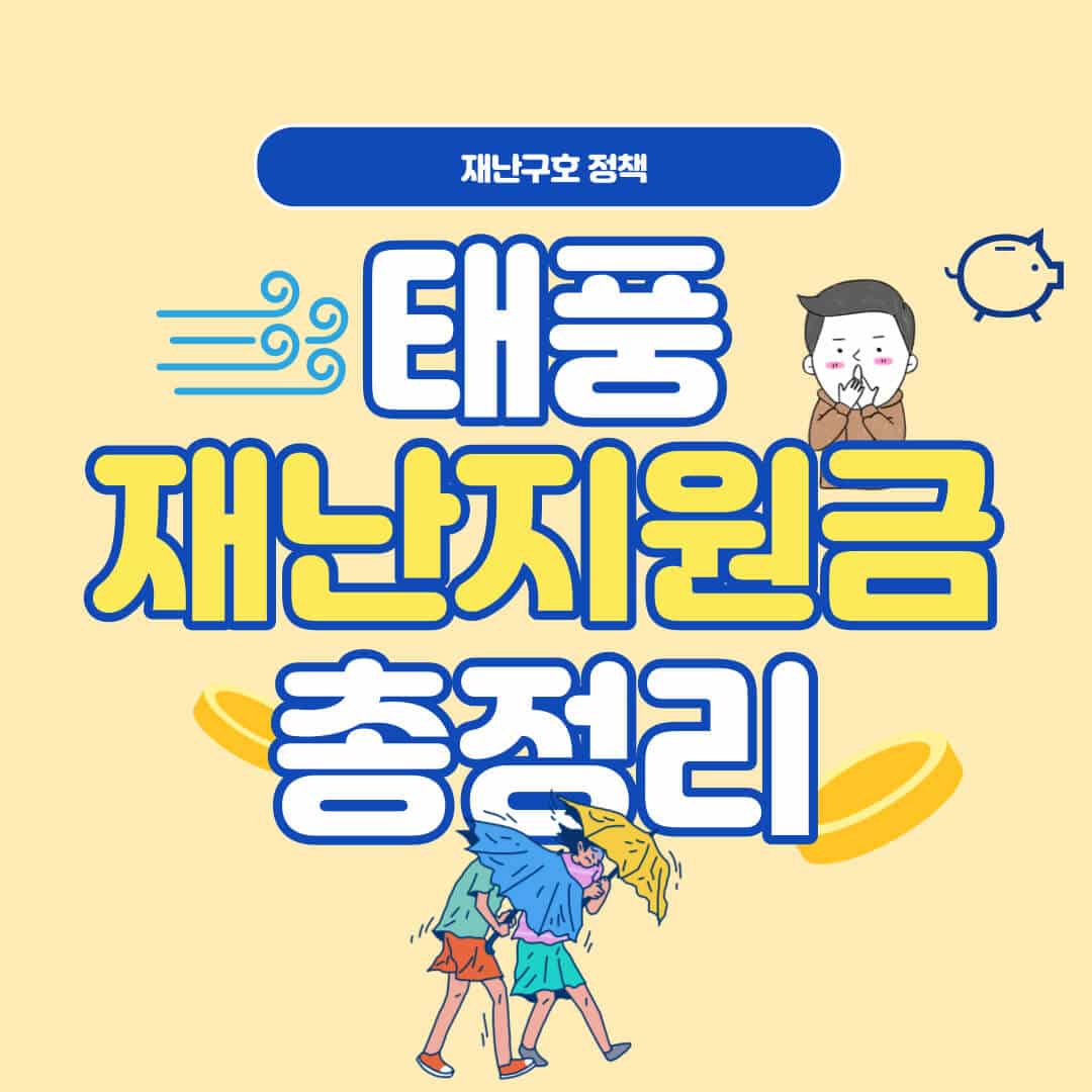 태풍 재난지원금 신청 홈페이지 92% 지원 풍수해보험 태풍 재난지원금