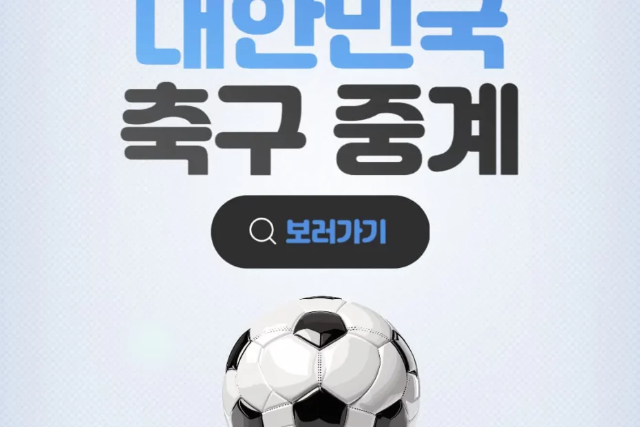 대한민국 축구 중계